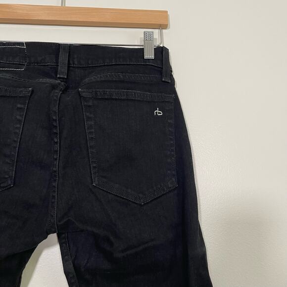 Rag & Bone • Fit 1 Rinse Wash Black Skinny Jeans - Picture 4 of 6
